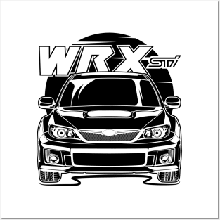 Subie WRX (Black Print) Posters and Art